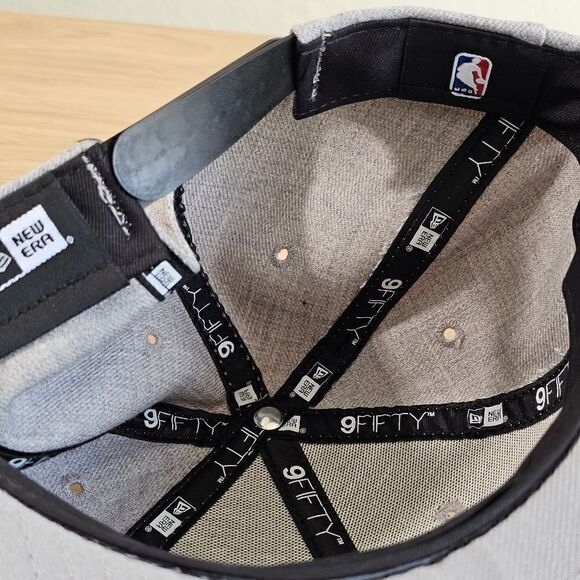 New Era San Antonio Spurs Dad Hat Snapback Cap 9FIFTY Wembanyama Grey Black Manu main image 10